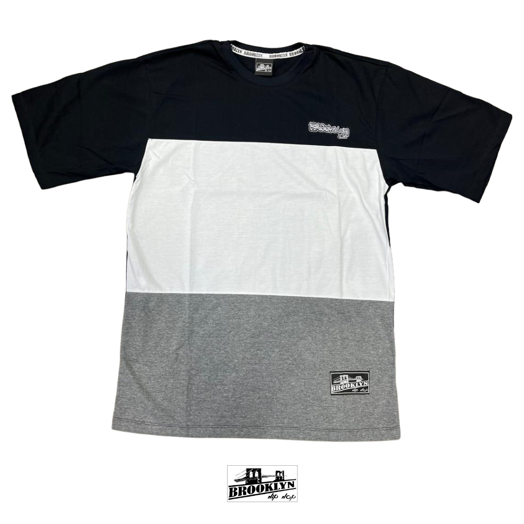 CAMISETAS TRICOLOR BROOKLYN HIP HOP