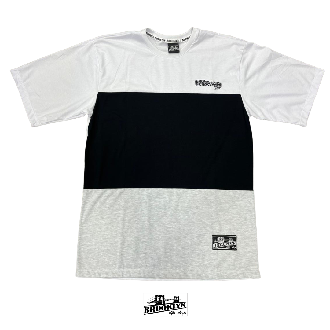 CAMISETAS TRICOLOR BROOKLYN HIP HOP